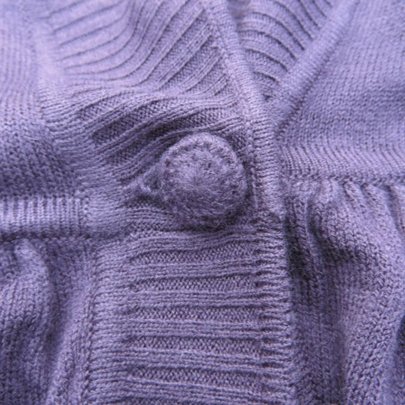 To The Max Top Cardigan Sweater Light Layer top Purple Tothemax - Picture 10 of 14